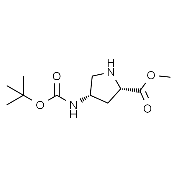 (2S,4S)-4-((叔丁氧基羰基)氨基)吡咯烷-2-羧酸甲酯