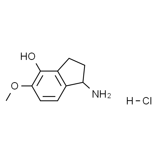 1-Amino-5-methoxy-2,3-dihydro-1H-inden-4-ol hydrochloride