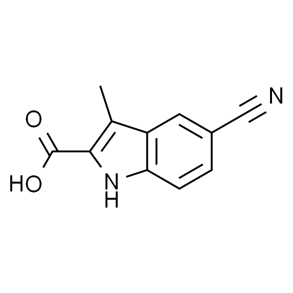 5-氰基-3-甲基-1H-吲哚-2-羧酸