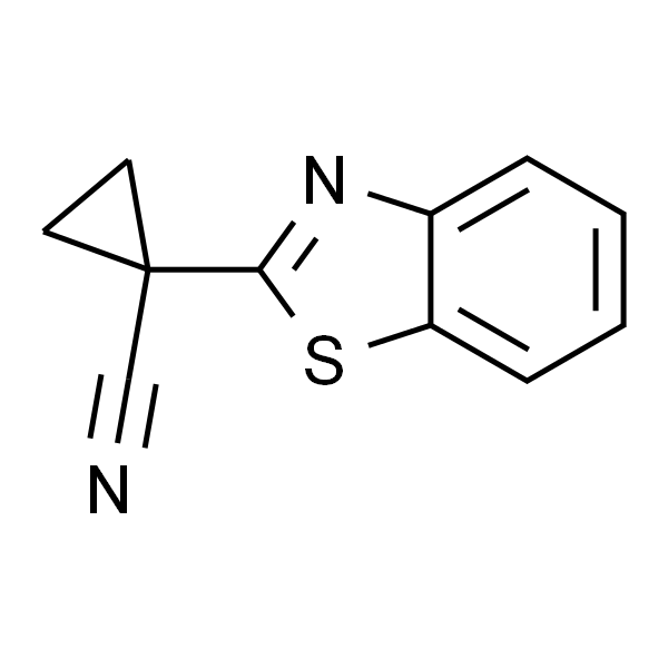 1-(benzo[d]thiazol-2-yl)cyclopropane-1-carbonitrile