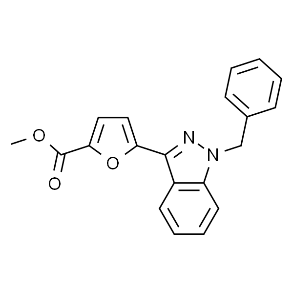 1-Benzyl-3-(5-methoxycarbonyl-2-furyl)indazole