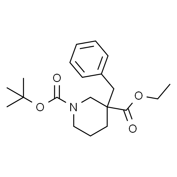 1-BOC-3-苄基哌啶-3-甲酸乙酯