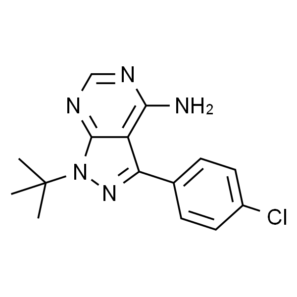 1-(叔丁基)-3-(4-氯苯基)-1H-吡唑并[3,4-d]嘧啶-4-胺