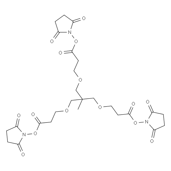 m-C-tri(CH2-PEG1-NHSester)