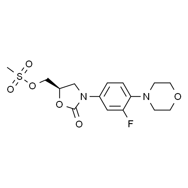 (R)-N-[3-(3-氟-(4-吗啉基)苯基)-2-氧代-5-噁唑烷基]甲醇甲磺酸酯