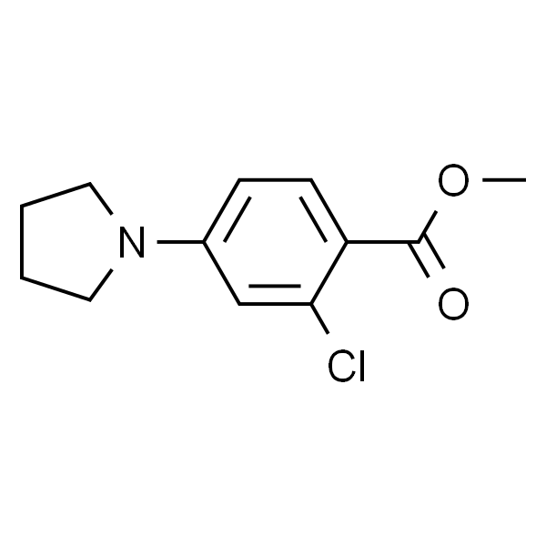 2-氯-4-(1-吡咯烷基)苯甲酸甲酯