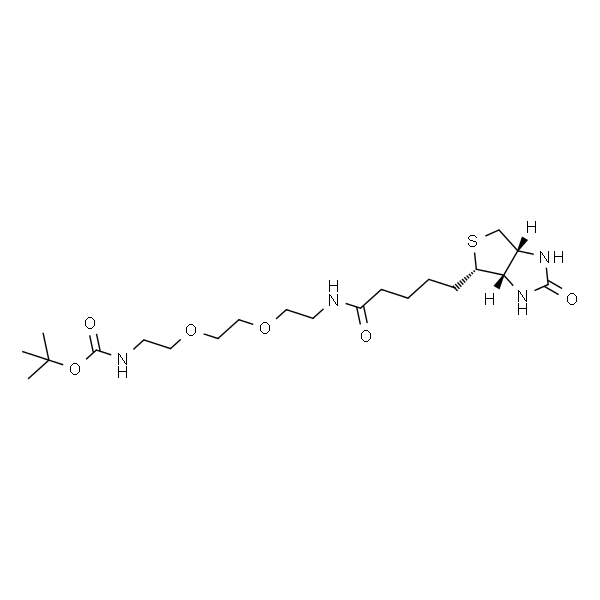 (2-(2-(2-(5-((3aS,4S,6aR)-2-氧代六氢-1H-噻吩并[3,4-d]咪唑-4-基)戊酰胺基)乙氧基)乙氧基)乙氧基)氨基甲酸叔丁酯