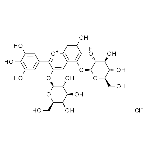 氯化飞燕草素-3,5-O-二葡萄糖苷