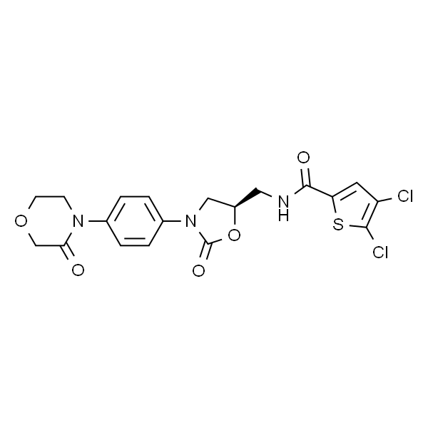 (R)-4,5-二氯-N-((2-氧代-3-(4-(3-氧代吗啉代)苯基)噁唑烷-5-基)甲基)噻吩-2-甲酰胺
