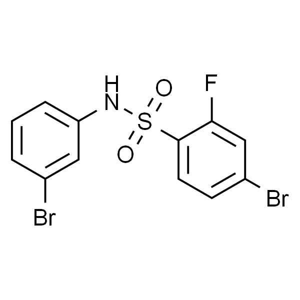 4-溴-N-(3-溴苯基)-2-氟苯磺酰胺
