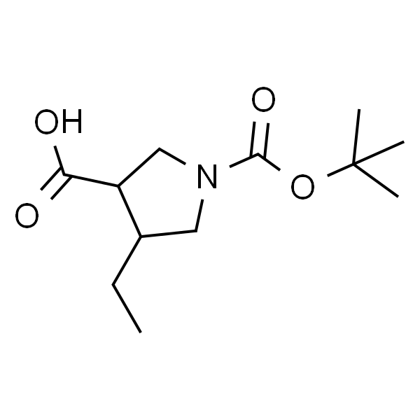 1-(叔丁氧羰基)-4-乙基吡咯烷-3-羧酸