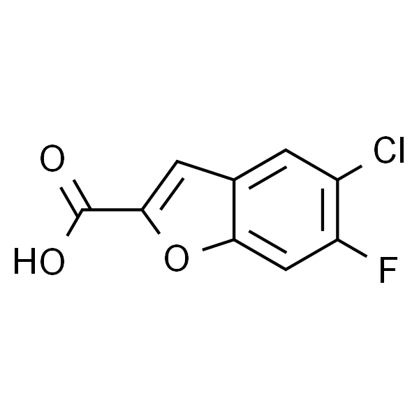 5-氯-6-氟苯并呋喃-2-羧酸