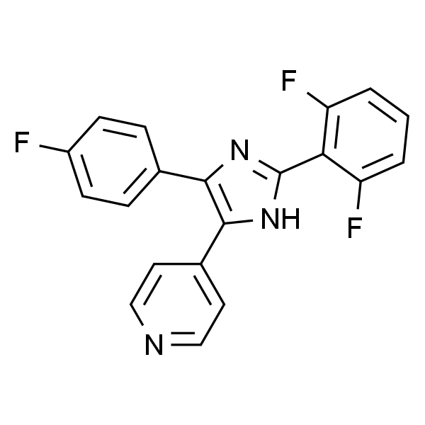 4-对氟苯基-5-4'-吡啶-2-2',6'-二氟苯基咪唑