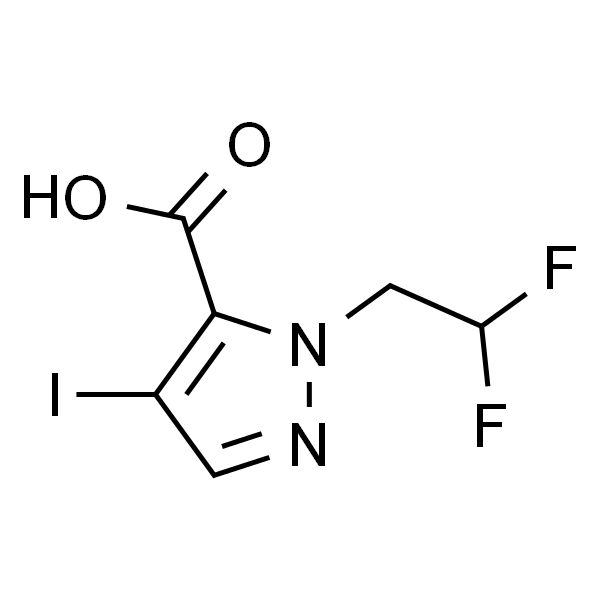 1-(2,2-二氟乙基)-4-碘-1H-吡唑-5-羧酸