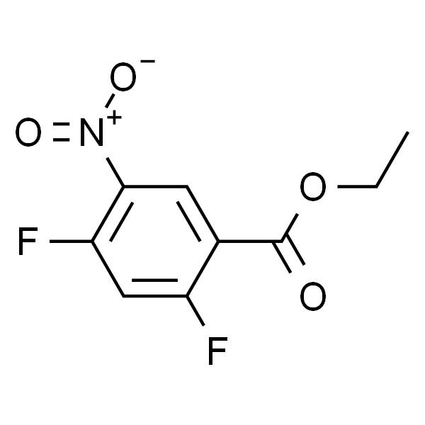 2,4-二氟-5-硝基苯甲酸乙酯