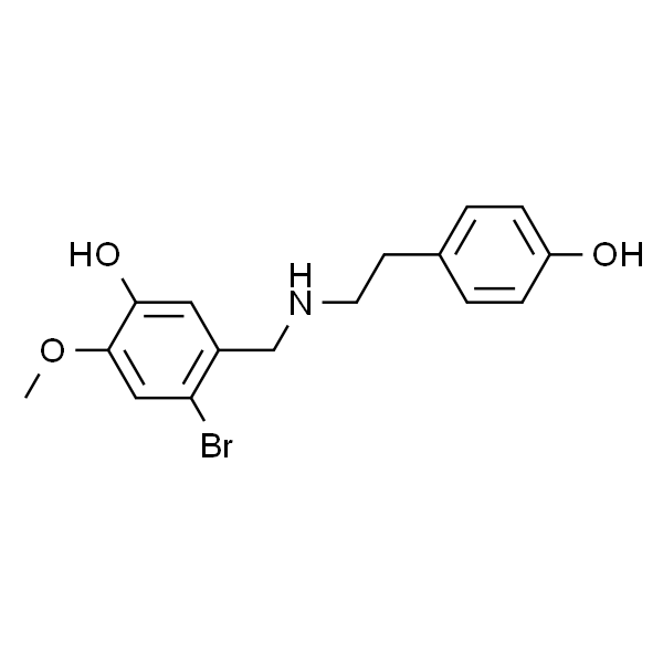 4-bromo-5-((4-hydroxyphenethylamino)methyl)-2-methoxyphenol