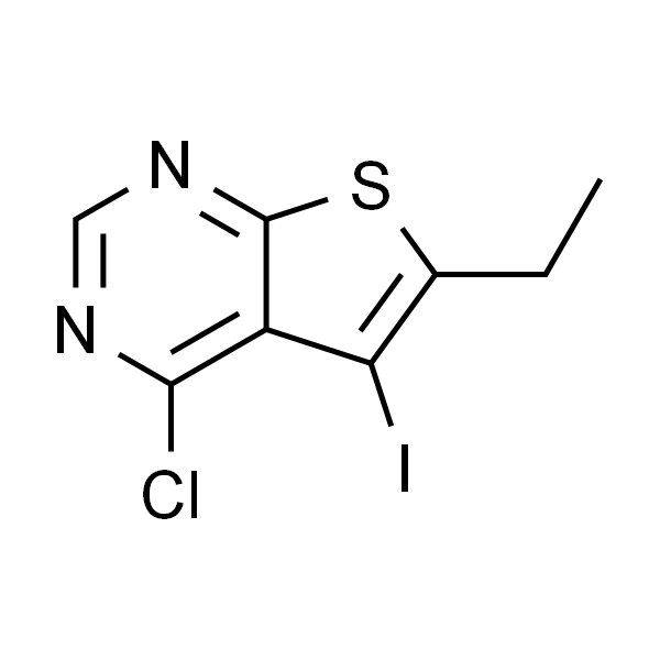 4-氯-6-乙基-5-碘噻吩并[2,3-d]嘧啶