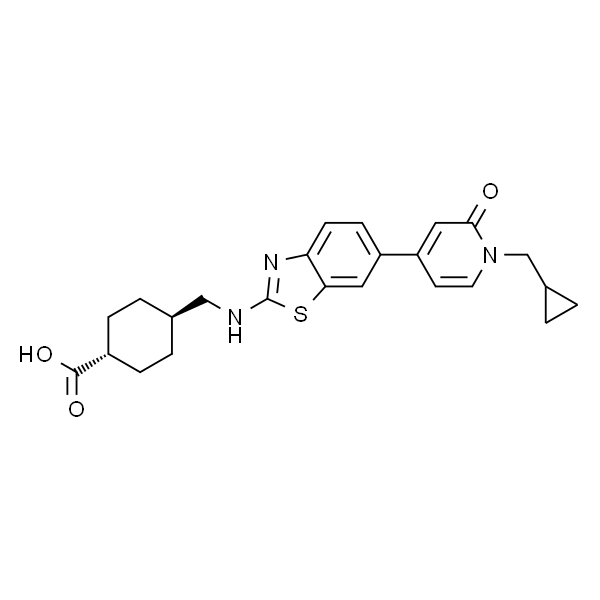 (1r,4r)-4-(((6-(1-(环丙基甲基)-2-氧代-1,2-二氢吡啶-4-基)苯并[d]噻唑-2-基)氨基)甲基)环己烷-1-羧酸