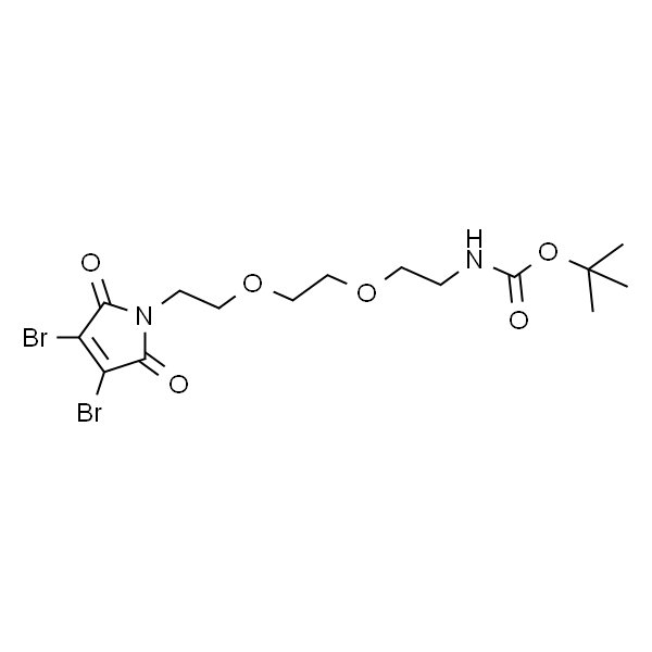 3,4-Dibromo-Mal-PEG2-N-Boc