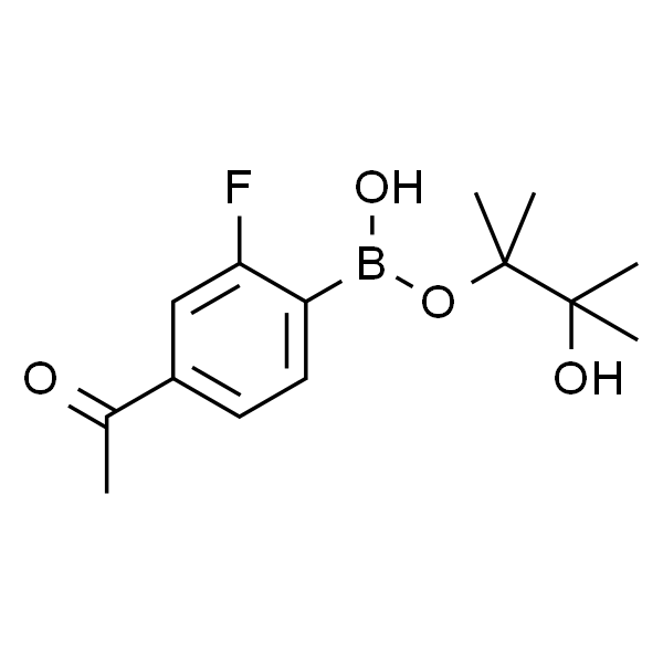 1-(3-氟-4-(4,4,5,5-四甲基-1,3,2-二氧硼杂环戊烷-2-基)苯基)乙-1-酮