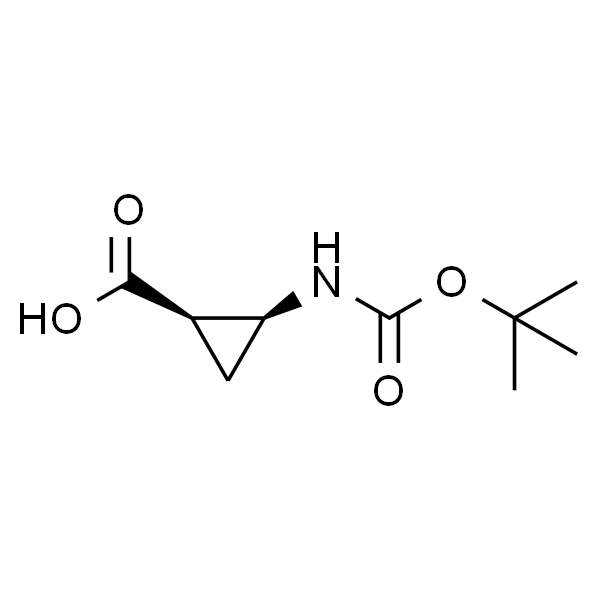 Cis-cyclopropanecarboxylic acid, 2-[[(1,1-dimethylethoxy)carbonyl]amino]-