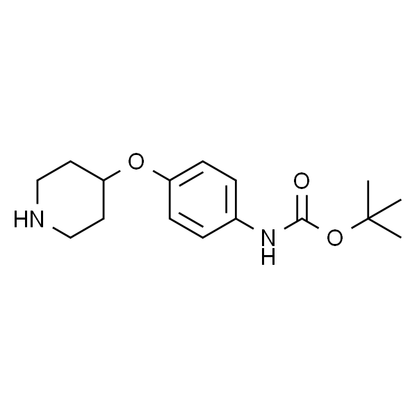 (4-(哌啶-4-基氧基)苯基)氨基甲酸叔丁酯