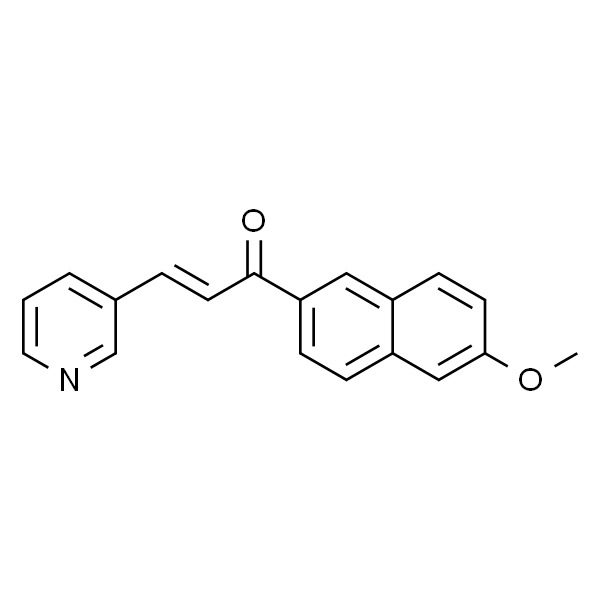 (E)-1-(6-甲氧基萘-2-基）-3-（吡啶-3-基）丙-2-烯-1-酮