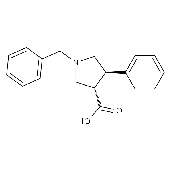 (3S,4R)-4-苯基-1-(苯基甲基)-3-吡咯烷羧酸