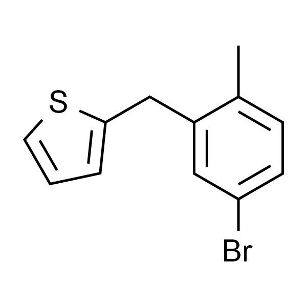 2-(5-溴-2-甲基苄基)噻吩