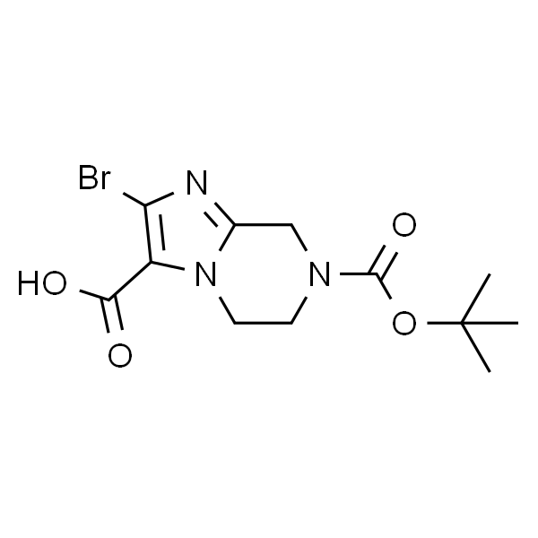 2-Bromo-7-(tert-butoxycarbonyl)-5,6,7,8-tetrahydroimidazo[1,2-a]pyrazine-3-carboxylic acid