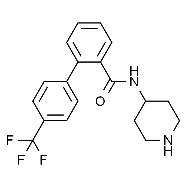 N-(piperidin-4-yl)-4-(trifluoromethyl)biphenyl-2-carboxamide