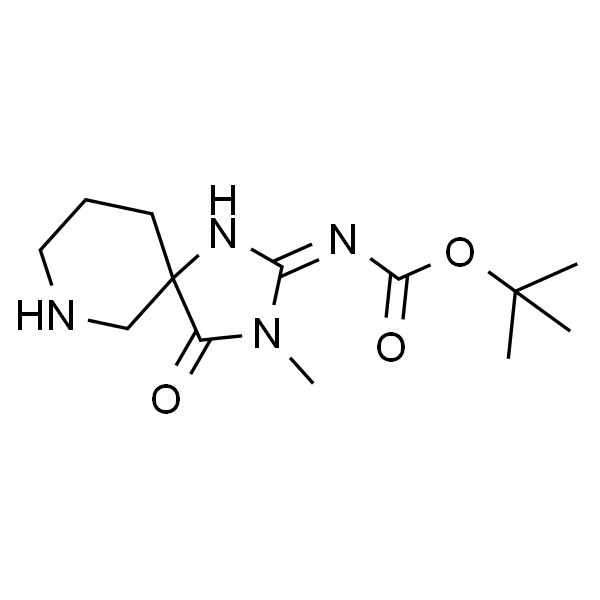 tert-Butyl N-[3-methyl-4-oxo-1,3,7-triazaspiro[4.5]decan-2-ylidene]carbamate