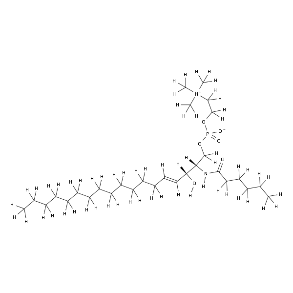 N-hexanoyl-D-erythro-sphingosylphosphorylcholine