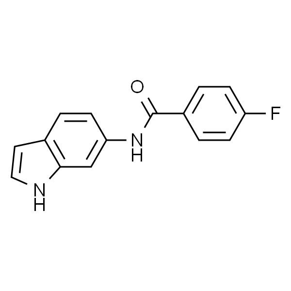 4-氟-N-(1H-吲哚-5-基)苯甲酰胺