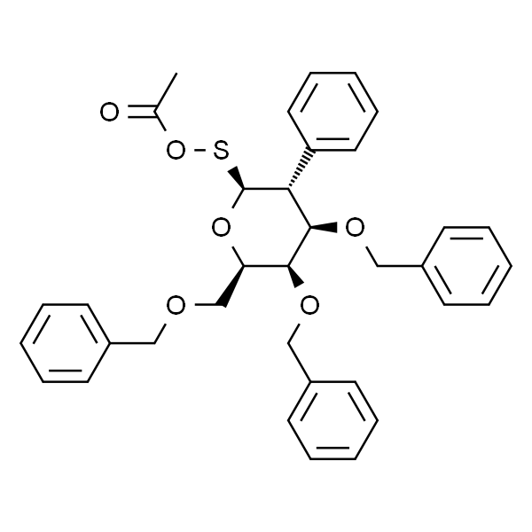 苯基 3,4,6-三-O-(苯基甲基)-1-硫代-BETA-D-吡喃半乳糖苷乙酸酯