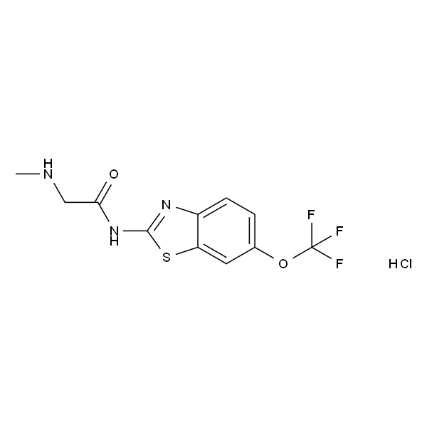 2-(甲胺基)-N-(6-(三氟甲氧基)苯并噻唑-2-基)乙酰胺盐酸盐