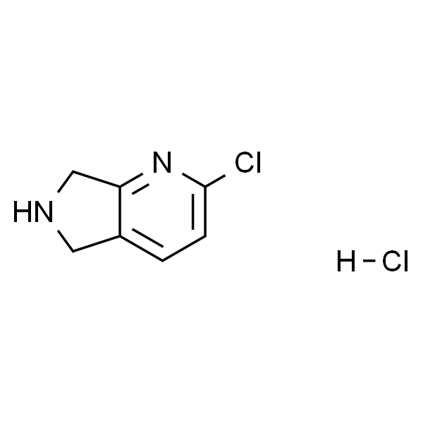 2-氯-5H,6H,7H-吡咯并[3,4-b]吡啶盐酸盐