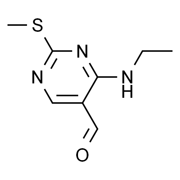 4-乙胺基-2-甲硫基-5-醛基嘧啶