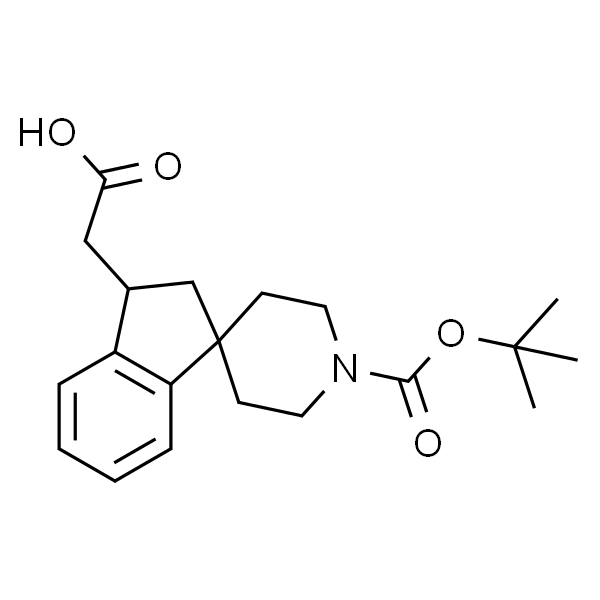 2-(1'' -(叔丁氧基羰基)-2,3-二氢螺[茚-1,4''-哌啶] -3-基)乙酸