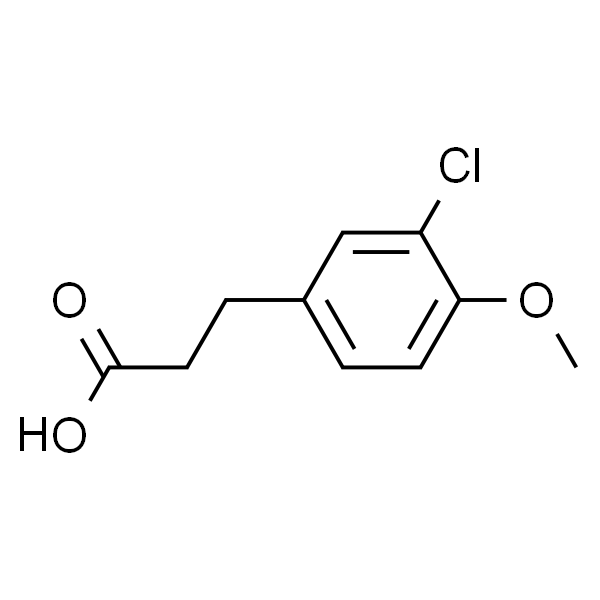 3-(3-氯-4-甲氧苯基)丙酸