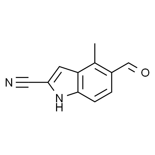 5-甲酰基-4-甲基-1H-吲哚-2-甲腈