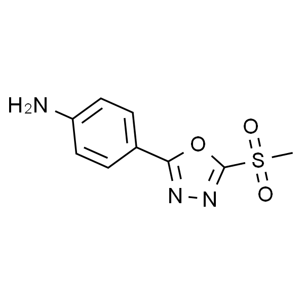 4-(5-(甲基磺酰基)-1,3,4-恶二唑-2-基)苯胺