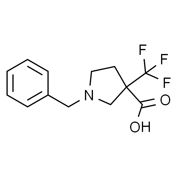 1-苄基-3-(三氟甲基)吡咯烷-3-羧酸