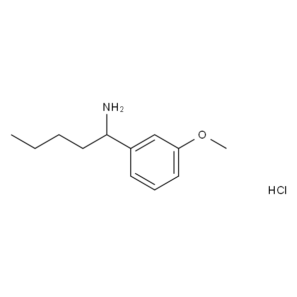 1-(3-甲氧基苯基)戊-1-胺盐酸盐