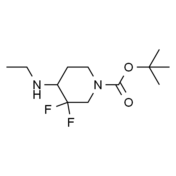 tert-butyl 4-(ethylamino)-3,3-difluoropiperidine-1-carboxylate