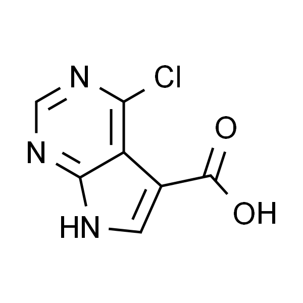 4-氯-7H-吡咯并[2,3-d]嘧啶-5-羧酸