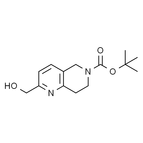 叔丁基2-（羟甲基）-7,8-二氢-1,6-萘啶-6（5H）-羧酸叔丁酯