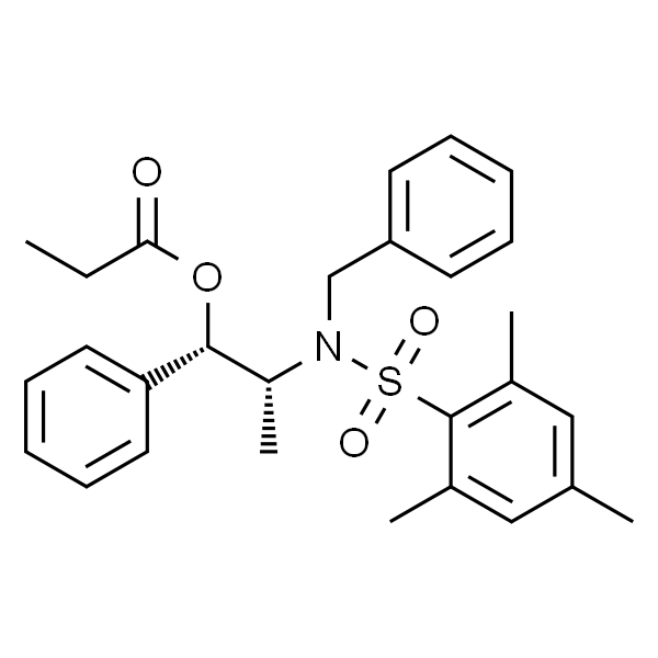 丙酸(1S,2R)-2-[N-苄基-N-(均三甲苯基磺酰)氨基]-1-苯基丙酯[非选择性不对称醇醛反应用试剂]