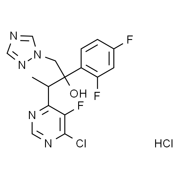 3-(6-氯-5-氟嘧啶-4-基)-2-(2，4-二氟苯基)-1-(1H-1，2，4-三唑-1-基)-2-丁醇盐酸盐