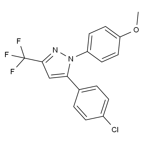 5-(4-氯苯基)-1-(4-甲氧基苯基)-3-(三氟甲基)-1H-吡唑